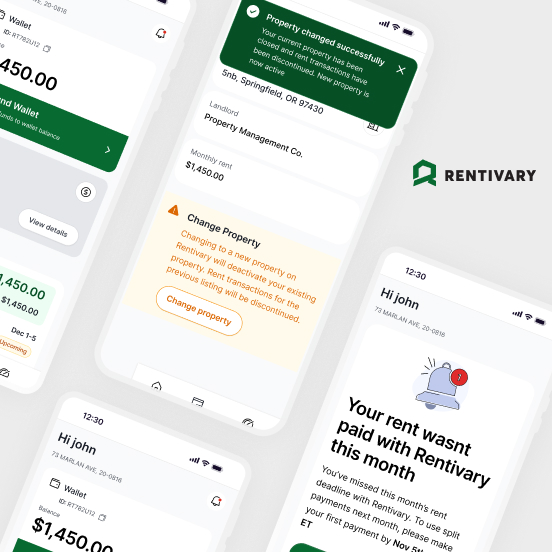 Rentivary App Dashboard